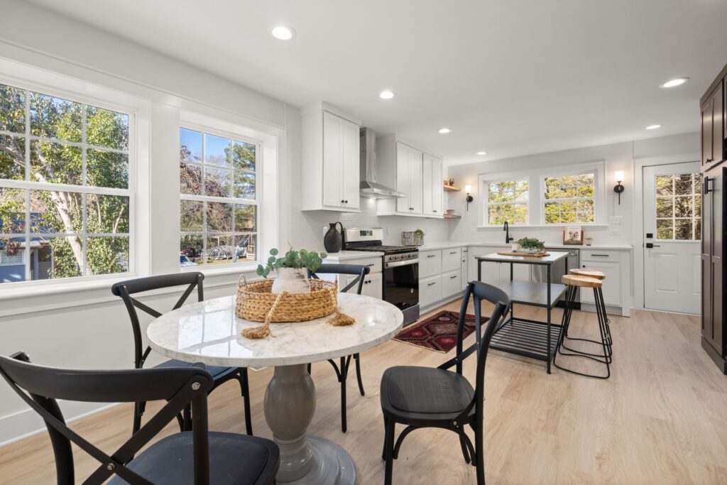 Bright modern kitchen with clean counters and natural light